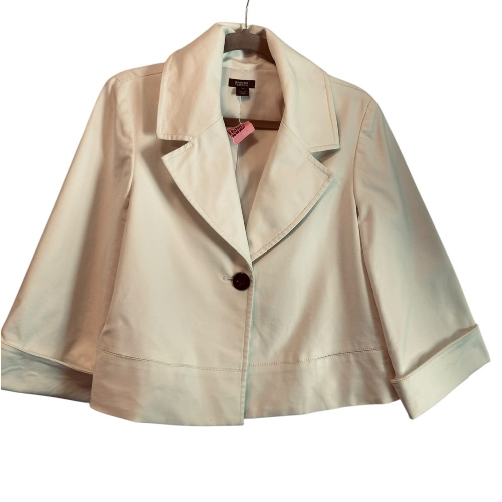 Kenneth Cole Reaction Women's off white‎ Blazer, size 10